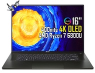 Swift Edge 16" 4K OLED 400 nits Extremely Slim Laptop, 8cores AMD Ryzen7 6800U, Backlit KB, Fingerpr