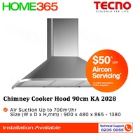 Tecno Chimney Cooker Hood 90cm KA 2028