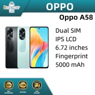 Oppo A58 l 6GB RAM + 128GB ROM l 8GB RAM + 128GB ROM 6.72 Inch 50MP Dual Camera New Smartphone 1 Year Warranty By Oppo Malaysia