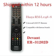 ♈Devant ER-31202D HUAYU RM-L1098 + 8 Universal LED/LCD Remote Control Compatible TV model 32GL510 32
