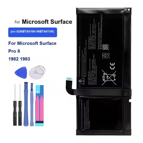 Laptop Battery 4414Mah For Microsoft Surface Pro 8 Pro8 1982 1983 Series Tablet 96BTA016H 96BTA015H
