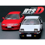 1/18 Initial D EG6 VS AE86 Since Miaoyi Nigh (If You Have Any Questions Contact Online Customer Serv