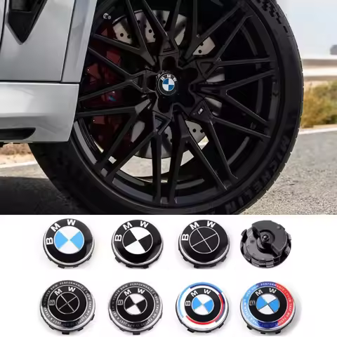 4Pcs 68mm/56mm BMW Floating Wheel Center Cap for E9Q E91 E92 E93 F30 F10 F11 F04 E84 E83 F25 E70 Coo