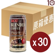 UCC - Ucc 日本上島咖啡 - 招牌醇濃香炭糖原味咖啡(罐裝) - 原箱 185克 (2588)