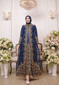 Gamis Shangrila Size M-3L |Gamis Jumbo Ld125|Gamis Pesta Modern|Gamis Tile Brukat|Gamis Kondangan|Ga