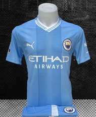 เสื้อแมนซิตี้ 2023 เสื้อฟุตบอล ชุดฟุตบอล สโมสรแมนซิตี้ man city (เสื้อพร้อมกาง)