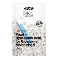 Nykaa Naturals Skin Secrets Bubble Sheet Mask, Pearl and Hyaluronic Acid, 0.67 oz - Face Sheet Mask 