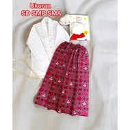 HIJAU MERAH Kebaya Suit for Elementary, Middle, and High School, Vocational School, Kindergarten, Ea