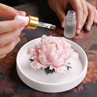 Ceramic hand kneaded porcelain flower peony flower manual flower diffuser Aromatherapy car home decoration wedding companion gift