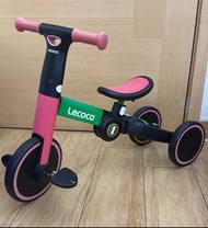 Lecoco 意大利品牌三輪單車平行車可摺疊收藏