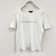 BURBERRY 短袖 T 卹，白色，40 碼，古著。