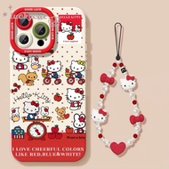 ihone 16 15 14 13 12 11 Pro Max X Xr Xs Max 7 8 Plus SE2020 Phone Case Cartoon Cute Riding A Red Bic