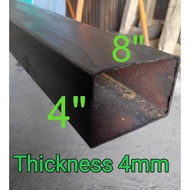 Mild Steel 4" x 8" ( Thickness 4mm+- ) Rectangular Hollow Section Rectangular Hollow Section Besi