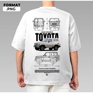 Toyota Land Cruiser 1987 Tshirt Jersey