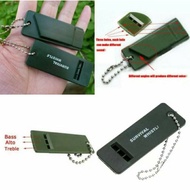 Flat Survival Whistle Adventure Whistle survival whistle emergency outdoor camping syringe