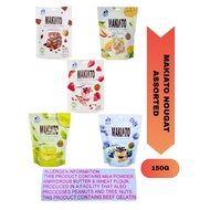 MAKIATO NOUGAT CRISP 150G ASSORTED [COCOA I STRAWBERRY I BLUEBERRY I MANGO I MATCHA] / NUTOFEE 108G 