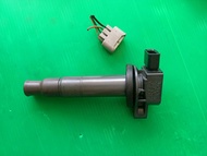คอยล์จุดระเบิด toyota viosyaris รหัส90919-02240 ของแท้มือสองญี่ปุ่นสินค้ามีรับประกันเทสไฟให้ก่อนจัดส