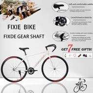 LUANDA Fixie Bike Road Bike Adult Bike Fixed Gear Bike 7-speed 700 * 23C Bike Fixie Bicycle