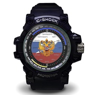Jam Tangan Pria RUSIA Sport Analog Quartz Keren Terbaru Hitam