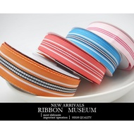 DK0032-21 Macaron Color Striped Webbing 21MM