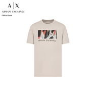 AX Armani Exchange เสื้อยืดผู้ชาย รุ่น AX 6DZTHF ZJH4Z17AB - สีเบจ