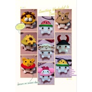 THE BEST HANDMADE BELOW RM10 Cute Mini Mushroom Keychain Convo Party Gift Doorgift Birthday Valentin