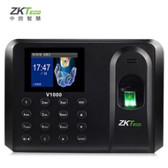 11💕 ZKTeco/Entropy-Based TechnologyV1000Fingerprint Attendance Machine Fingerprint Identification Time Recorder Sign-in