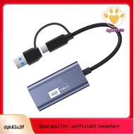 USB3.0 Video Capture Card Type-C HD Capture Cards 4K 30Hz -Compatible HD USB-A/C Switch Capture Card