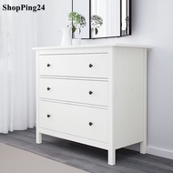 ตู้ลิ้นชัก ตู้จัดเก็บของ 3ลิ้นชัก HAMNAS เฟอร์นิเจอร์แต่งบ้าน ลุคสวยสะอาดตา 108x96x ลึก50ซม Chest of