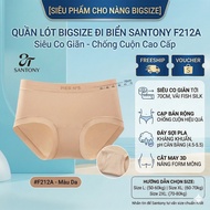 Santony F212A Big Size Beach Panties - Super Elastic Anti-Roll PIER N 5