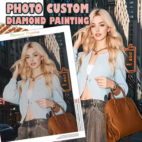 CHENISTORY Photos Custom Diamond Painting Full Round Square Diamond Embroidery Kit For Adults Handic