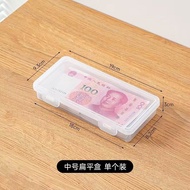 Desktop Coin And Currency Storage Box Cash Drawer Money Receipts Memorial Coin Bank Note Organizer B