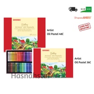 Greebel Artist Crayons | Crayon Artist Oil Pastel 36 & 48 Colors Bright and Non-Dusty