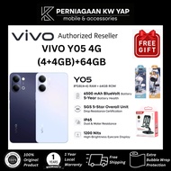 (READY STOCK) VIVO Y05 ((4+4GB)+64GB) 1 YEAR WARRANTY BY VIVO MALAYSIA