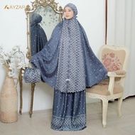 Ayzara - Mukena Dewasa Zamora Maxmara Silk Tas Premium Motif