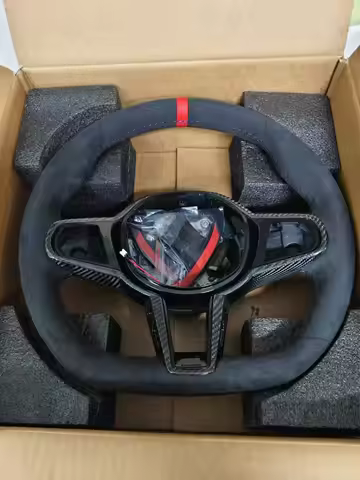 Car Suede Steering Wheel for BMW G02 G05 G06 G20 G21 G22 G26 G29 G80 G82 G87 F40 F44 I4 M40i M340i 3