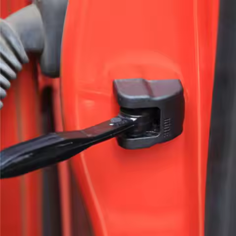 Carmilla 4pcs/Set Door Stop Waterproof Rust Protection Cover for Ford Focus 3 MK3 Fiesta Mk7 Ecospor