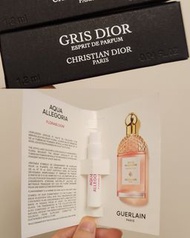 (全新) Dior香精 #Gris Dior /
Guerlain 嬌蘭 淡香水 Florabloom 燦爛花綻 試用裝 sample