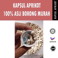 Biji Aprikot Kapsul 100% Natural Herba Organik Penawar Kanser