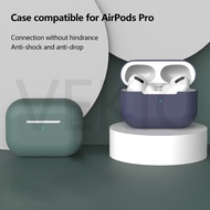 Silicone Case compatible for AirPods Pro Case Protective Covers AirPods 3rd Gen Solid Color Case