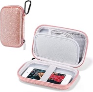 ULAK MP3 MP4 Player Case Bag Compatible with iPod Touch 7th/6th/5th Generation/Soulcker/Sandisk MP3 Player/G.G.Martinsen/Sony NW-A45 Fit for Earphones, USB Cable, Memory Cards, Glitter