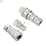 [HME] Hydraulic Quick Connect Coupler Set Carbon Steel G1/8 Female Pipe Fitting