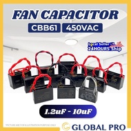 CBB61 Capacitor Condenser Fan Capacitor Kapasitor Fan Condensor Kipas Ceiling Fan Kapasitor Kipas Si