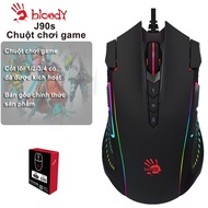 A4TECH BLOODY J90s Chuột chơi game được kích hoạt 12 nút Khởi động áo giáp kim loại XGlide Động cơ c