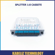 CODE F46F box passive splitter plc 1x8 18 18 splitter 1 8 cassette sc upc fiber optic splitter 18 sp