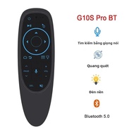 G10S PRO Giọng Nói Điều Khiển Từ Xa Cho Android TV Box Với BT5.0 Không Dây Chuột Con Quay Hồi Chuyển