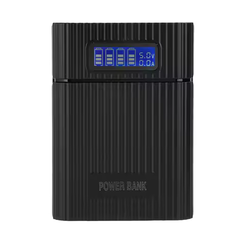 18650 Battery Holder Power Bank Case 18650*4 Mobile Power Shell 18650 Charging Box Diy Charging Box