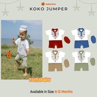 [TOMS] KABOCHAN (1 set) koko Jumper Free Peci Muslim Baby Clothes/ Raya Collection Baby Aqiqah/
