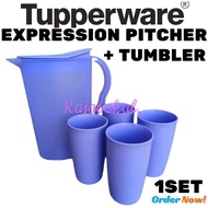 Tupperware Expression Pitcher 2L and Outdoor tumbler 4pcs