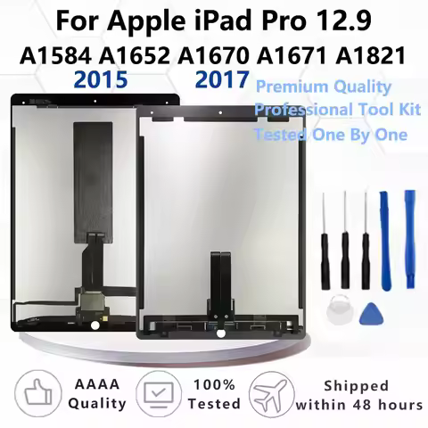 Tested LCD Display For Apple iPad Pro 12.9" A1584 A1652 A1670 A1671 A1821 2015 Touch Screen Digitize